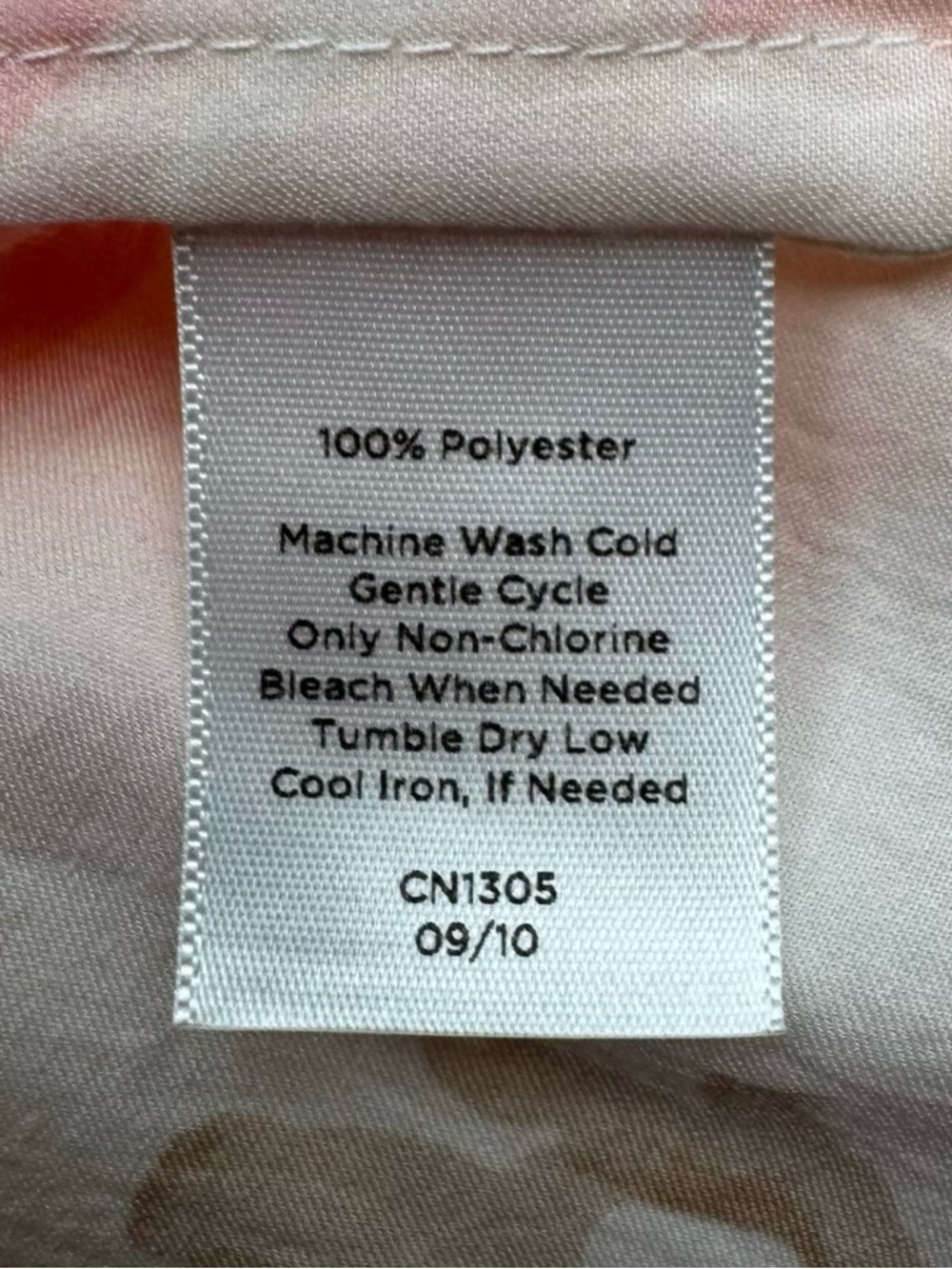 Talbots Cream and Pink Floral Rose Tank Top NEW - Picture 10 of 11
